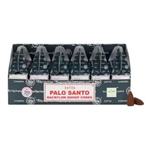 image of Palo Santo Backflow Dhoop Cones by Satya (Pack of 6)