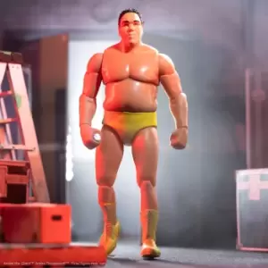 image of Super7 Andre The Giant ULTIMATES! Figure - Andre The Giant (Yellow Trunks)