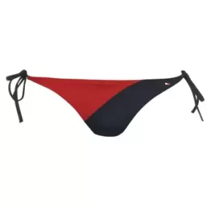 Image of Tommy Bodywear Side Tie Bikini Briefs - Blue
