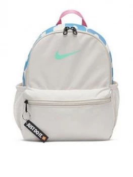 Image of Nike Brasilia Just Do It Backpack - White