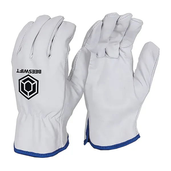 Image of Beeswift Beeswift Unlined Drivers Gloves (Pack of 10) Grey M QUDGPHNM