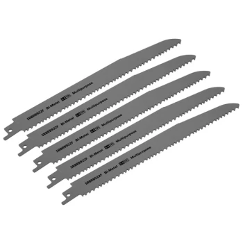 image of Reciprocating Saw Blade Multipurpose 230mm 5-8tpi - Pack of 5