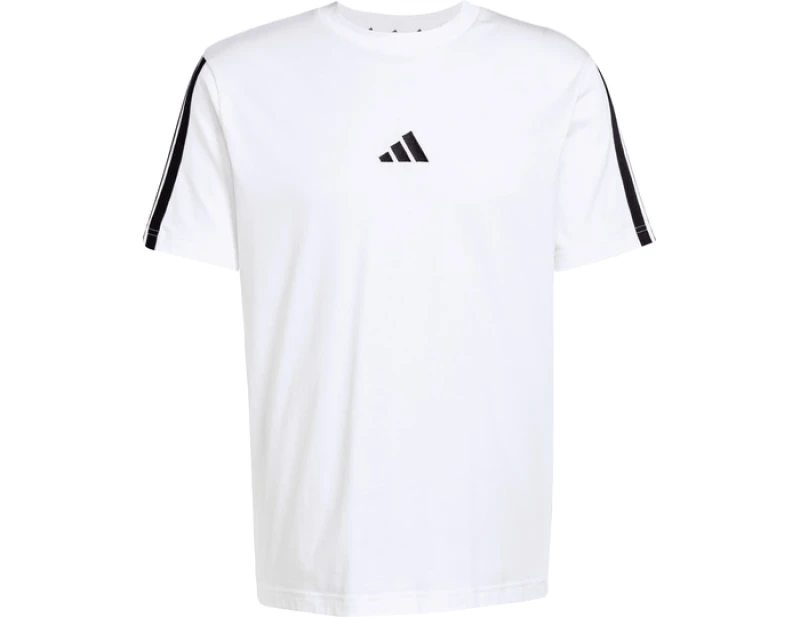 Image of Adidas Essentials 3 Stripes T-Shirt White M