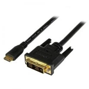 image of StarTech.com 3m Mini HDMI to DVI-D Cable - M/M