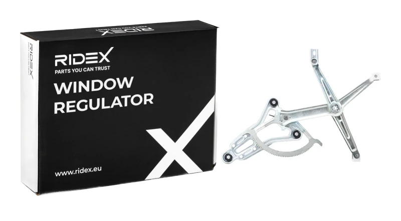 Image of RIDEX 1561W0062 Window regulator Left Front, Operating Mode: Electric, without electric motor Window Winder (1561)