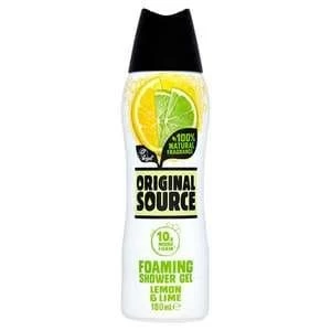 image of Original Source Lemon and Lime Foaming Shower 180ml