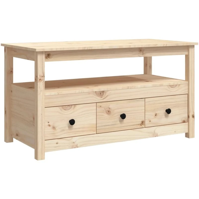 Image of VIDAXL Coffee Table 102x49x55cm Solid Wood Pine Vidaxl 8720287190172