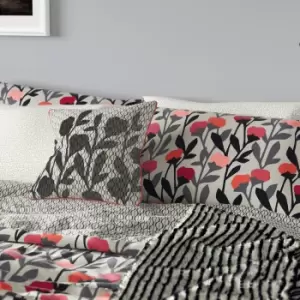 Image of Helena Springfield Ava Kingsize Duvet Cover Set, Stone & Charcoal