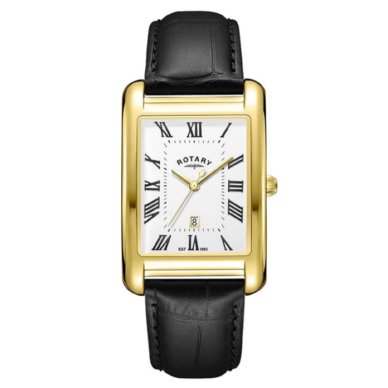 Image of Rotary GS05753/01 Heritage Astoria Black Leather Strap Watch - W13289