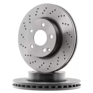 Image of TRW Brake disc DF4813S Brake rotor,Brake discs MERCEDES-BENZ,C-Klasse Limousine (W204),C-Klasse T-modell (S204),C-Klasse Coupe (C204)