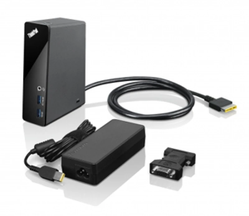 Image of Lenovo 4X10E52940 notebook dock/port replicator Wired Black