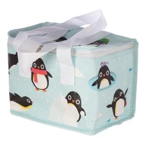 image of Cute Penguin Design Lunch Box Cool Bag