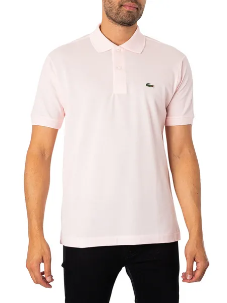 Image of Lacoste Classic Fit Polo Shirt Light Pink XL