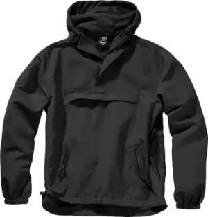 Image of Brandit Summer Windbreaker Hoodie, black, Size 2XL, black, Size 2XL