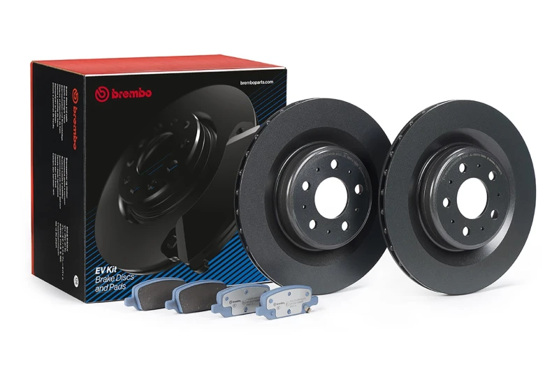 Image of BREMBO Brake discs and pads set BREMBO KT 08 004
