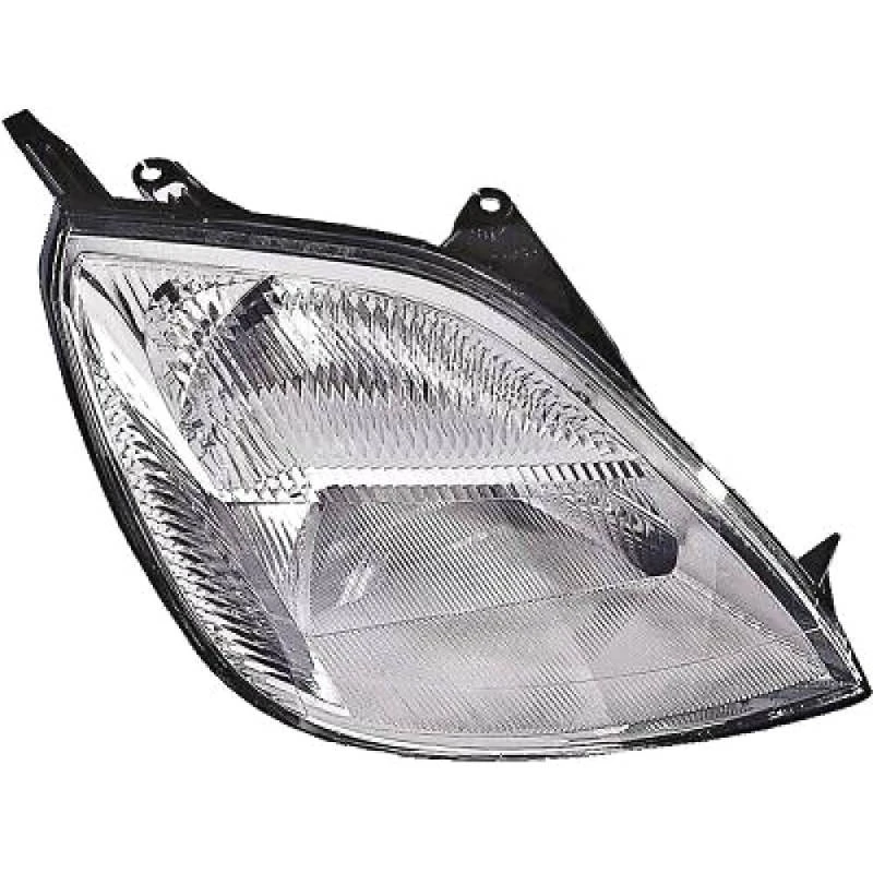 Image of DIEDERICHS 1404980 Headlights H4, Right, with motor for headlamp levelling Headlight (259)