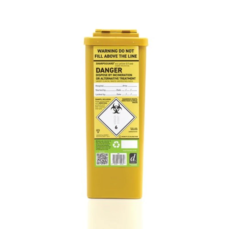 Image of Wallace Cameron Wallace Cameron Sharps Disposal Container 0.5L 51064 51064