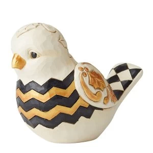 Image of Winged Winter Wonder Black and Gold Figurine