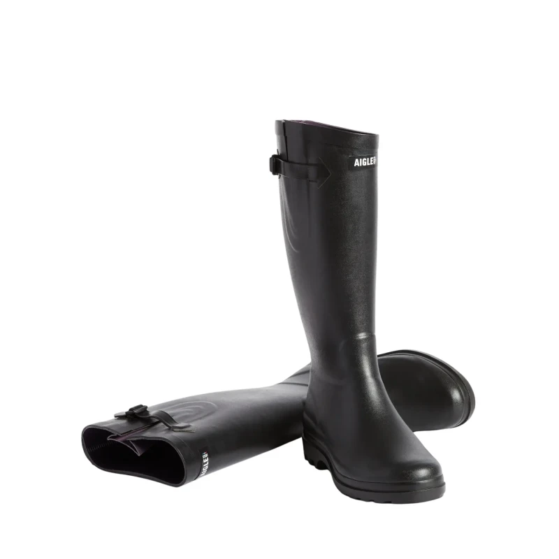 Image of Aigle Aiglentine 2 Calf Boots Black Women 36 (3.5);37 (4);38 (5);39 (5.5 to 6);40 (6.5);41 (7);35 (2.5 to 3)