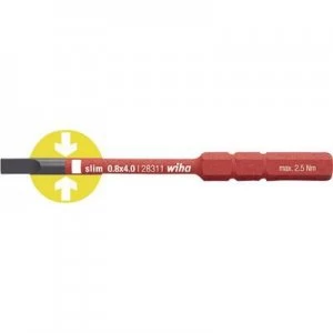 Image of Wiha SoftFinish electric Workshop Slot Interchangeable bit 2.5mm 75mm Compatible with Wiha Torque