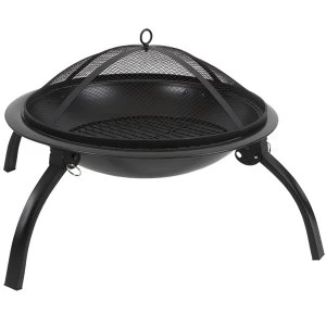 image of Charles Bentley Foldable Garden Fire Pit