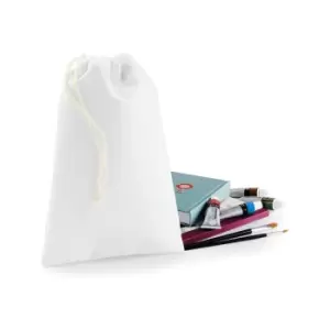 Bagbase Sublimation Stuff Bag (4 Sizes) (Pack of 2) (S) (White)