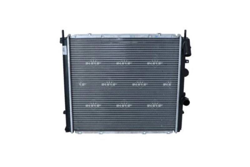 Image of NRF 58075 Engine radiator EASY FIT Brazed cooling fins, Aluminium, with mounting parts Aluminium Radiator,engine cooling (470)