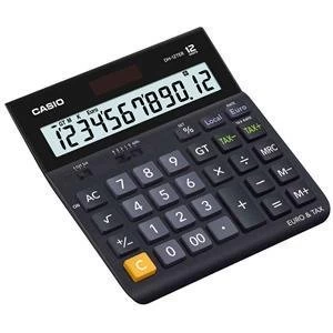 Image of Original Casio DH 12TER 12 digit Desktop Calculator Black