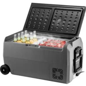 Image of VEVOR Portable Car Freezer, 36L Portable Refrigerator Freezer, Dual Storage Zone Camping Freezer, -4°F~50°F 12 Volt Fridge Freezer, Car Freezer for Ca