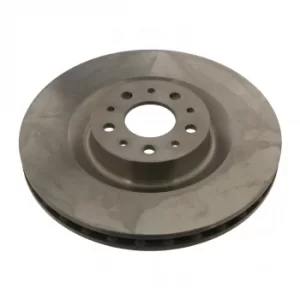Image of Pair of Brake Discs 40999 by Febi Bilstein Front Axle