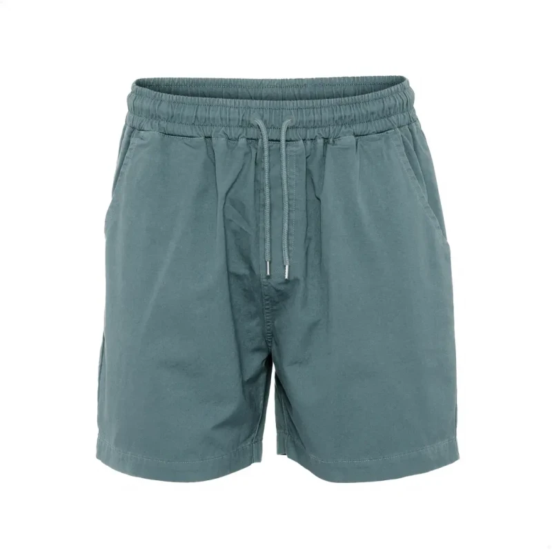 Image of Colorful Standard Twill shorts Colorful Standard Organic steel blue Bleu Unisex S