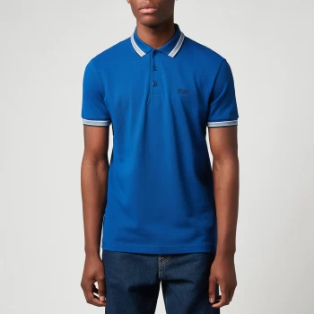 Image of Hugo Boss Athleisure Golf Paddy Polo Shirt Bright Blue Size 2XL Men