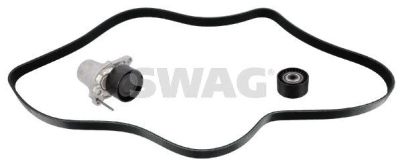 Image of V-Ribbed Belt Set SWAG 33 10 9028