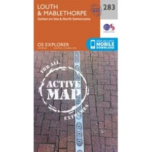 Image of Louth and Mablethorpe by Ordnance Survey (Sheet map, folded, 2015)