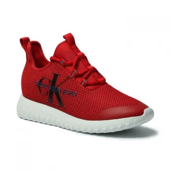 Image of Calvin Klein Jeans Rosilee Slip On Trainers - Red