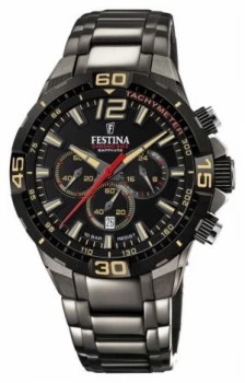 image of Festina Chrono Bike 2020 Limited Edition Grey Steel Bracelet Watch