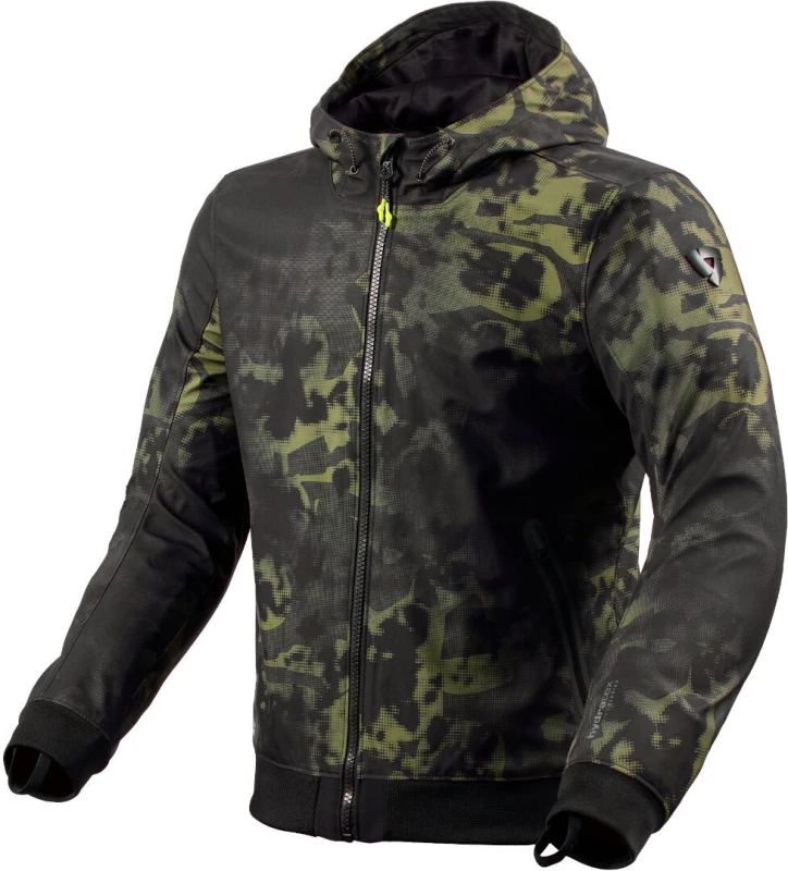 Image of REV'IT! Saros WB Jacket Black Dark Green Size 2XL