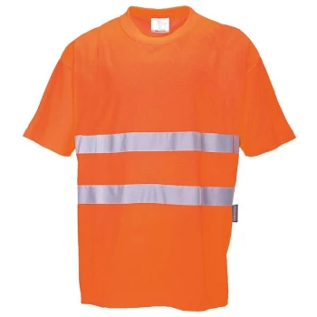 Image of Portwest - S172ORRL - sz L Cotton Comfort T-Shirt - Orange