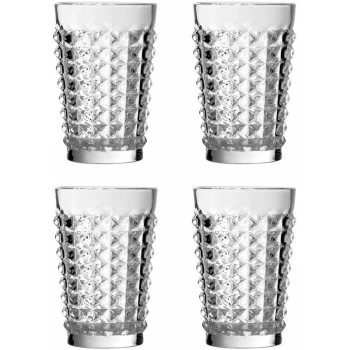 image of Pyramid Hi Ball Glasses - Set of 4 - Premier Housewares