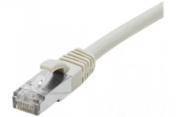 Patch Cord RJ45 CAT.6a F/UTP LSZH Snagless Grey - 0.30 M Full Copper