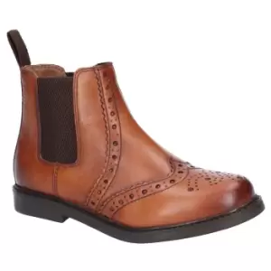 Image of Cotswold Girls Nympsfield Brogue Leather Ankle Chelsea Boots UK Size 1 (EU 33)
