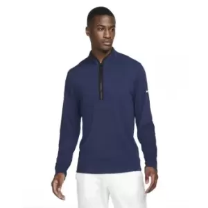 Image of Nike Dri-FIT Victory Long Sleeve Top College Navy/Black - L