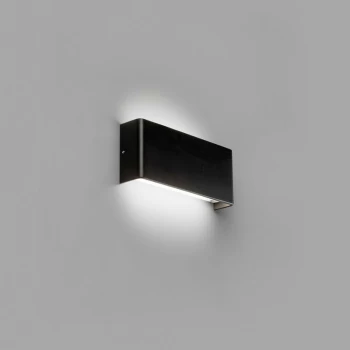 image of Faro NASH - Integrated LED Flush Wall Light Wall Light Black, 3000K