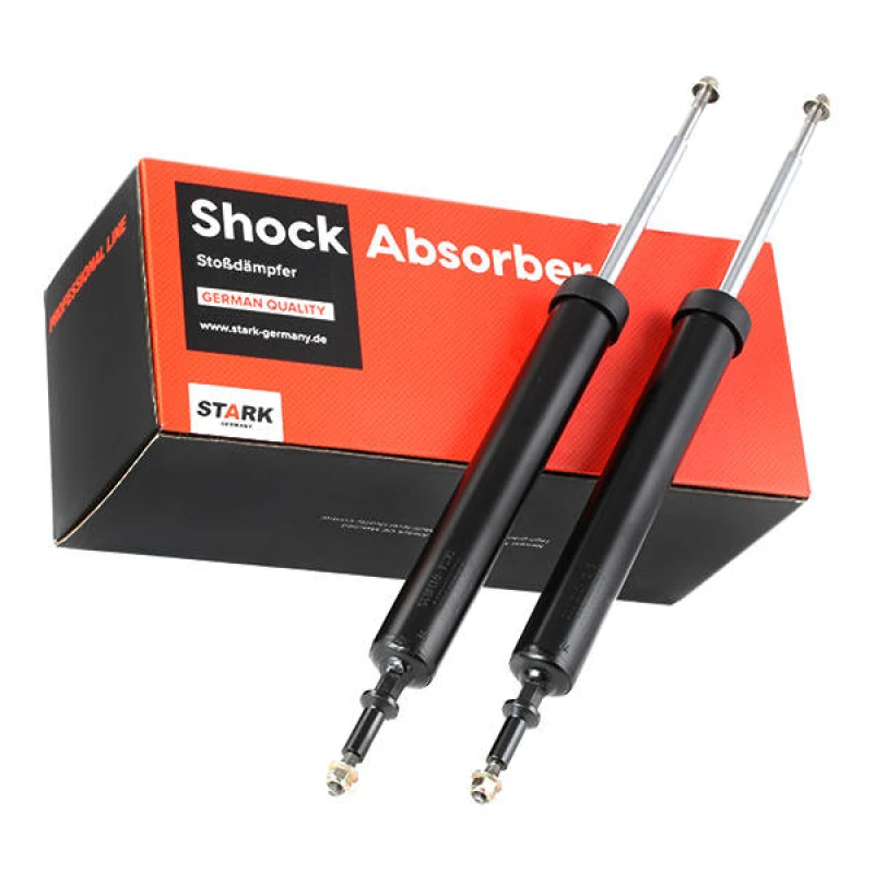 Image of STARK SKSA-0132685 Shock absorber Rear Axle, Gas Pressure, Twin-Tube, Telescopic Shock Absorber, Bottom Pin Shock Absorber (854)