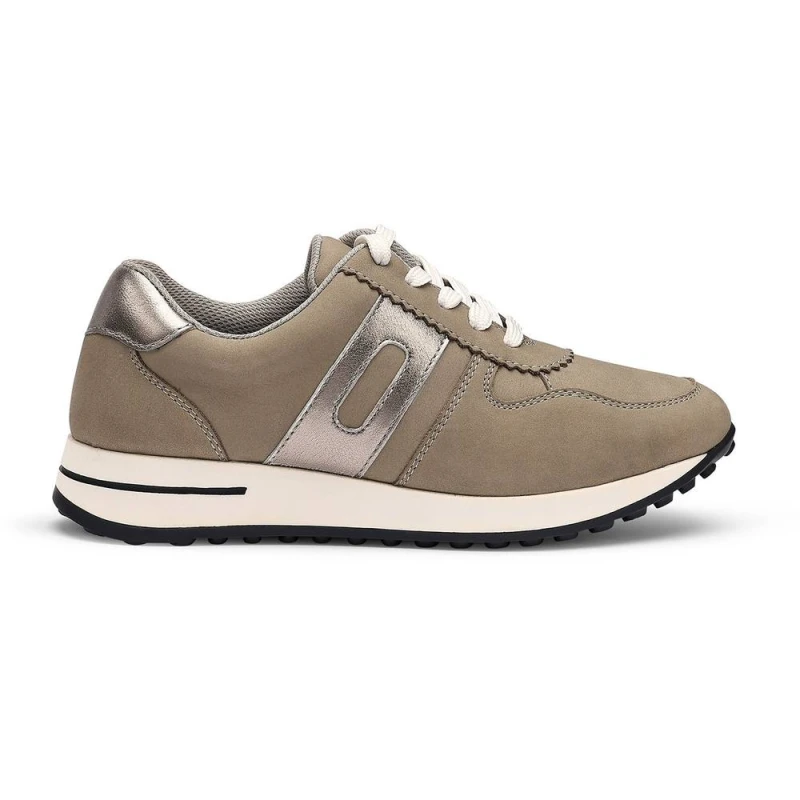 Image of Hotter Womens 'Revival' Trainers in Mid Grey Size: 4 Mid Grey Female 4