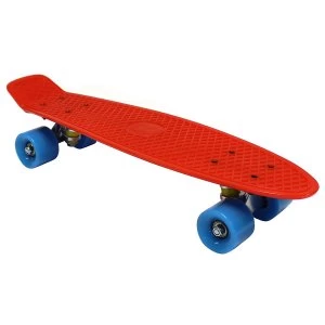 Charles Bentley 22" Retro Cruiser Mini Plastic Skateboard Red - main image