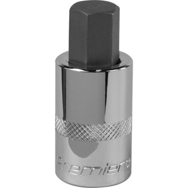 Image of Loops 14mm Forged Hex Socket Bit - 1/2" Square Drive - Chrome Vanadium Wrench Socket Multi