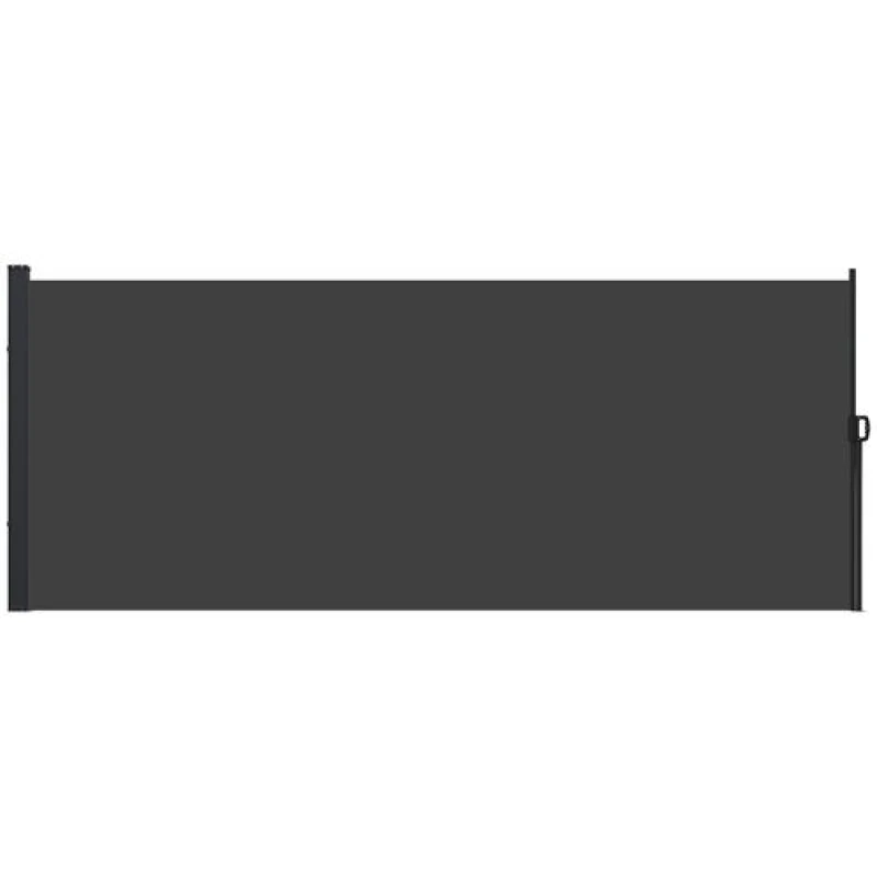 Image of Outsunny Side Awning Retractable, 400X180Cm, Black 840-258V01BK