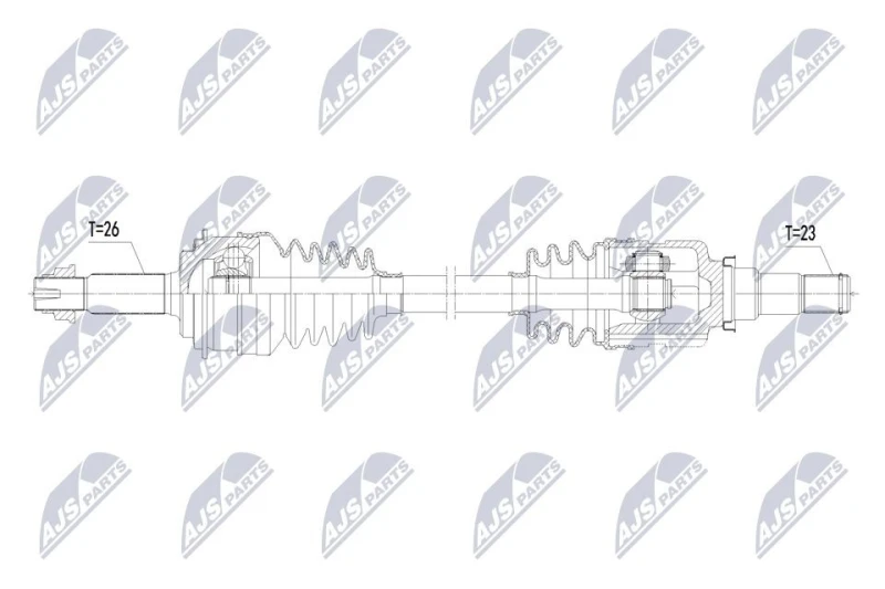 Image of NTY Drive shaft NTY NPW-TY-223