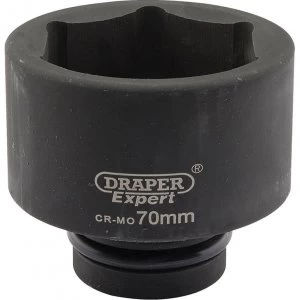 Image of Draper Expert 1" Drive Hexagon Impact Socket Metric 1" 70mm